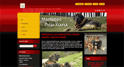 Desktop Screenshot of mastinespicuxiana.com